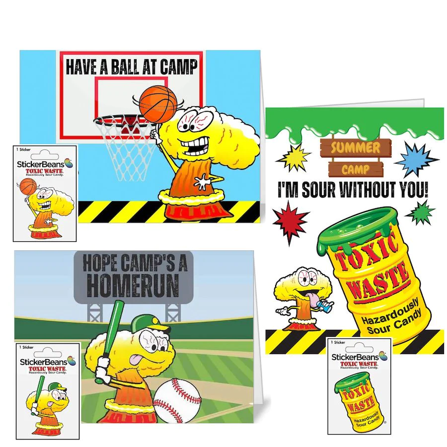 TOXIC WASTE GREETING CARD