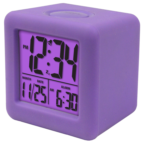 Soft Cube Alarm Clocks Purple