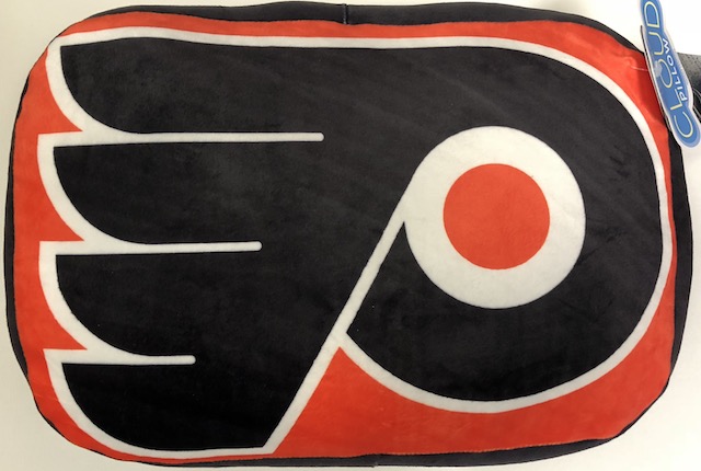 Cloud Pillow (Logo Shape)-Philadelphia Flyers