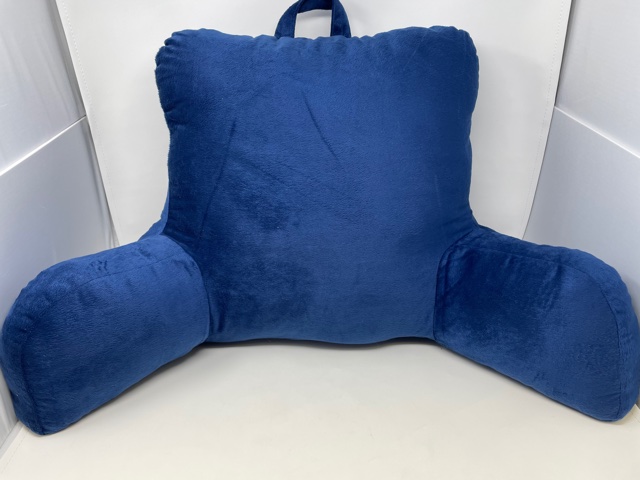 SOLID FUZZY LOUNGE PILLOW-NAVY
