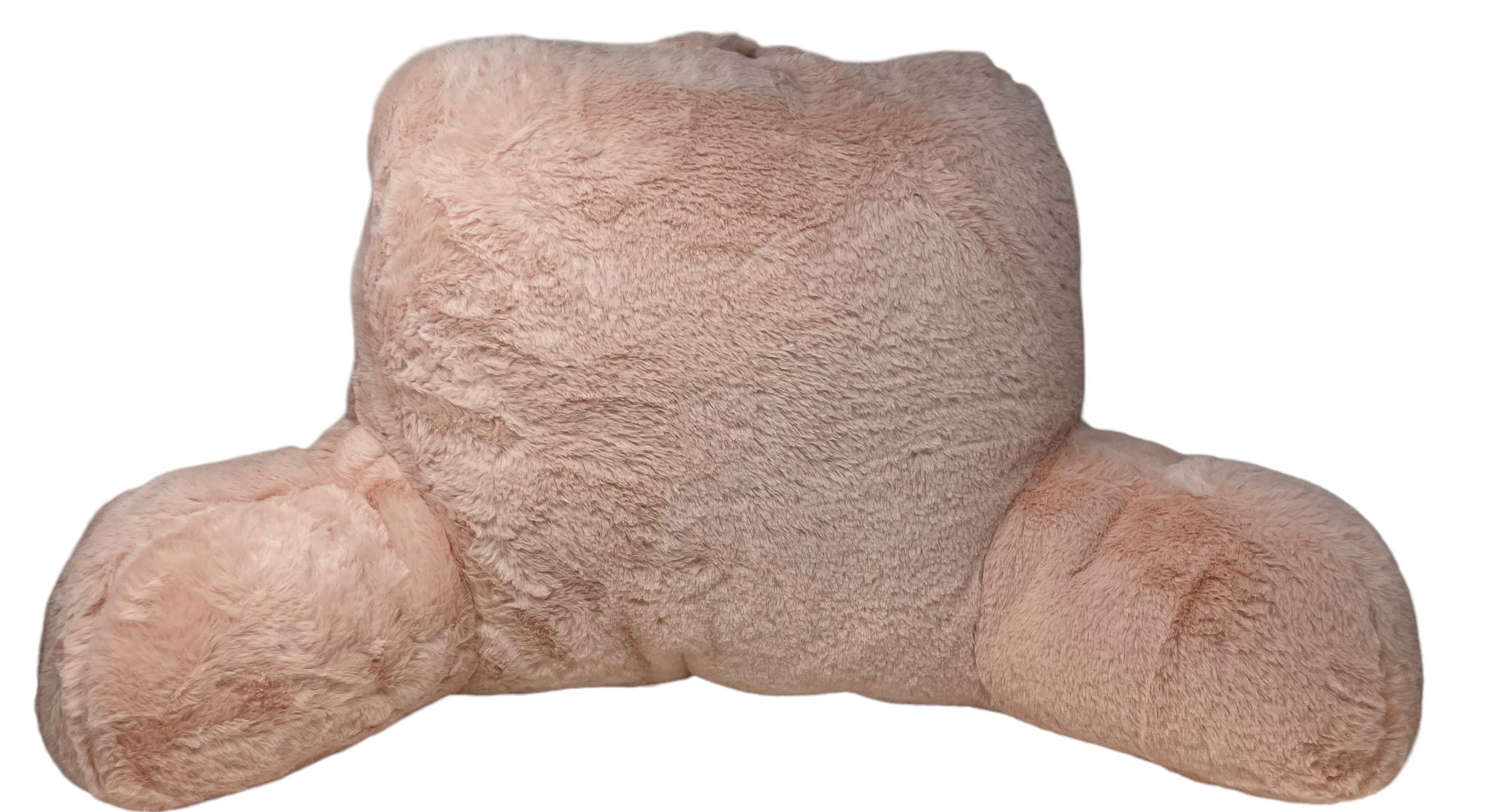 SOLID FUZZY LOUNGE PILLOW-LIGHT PINK