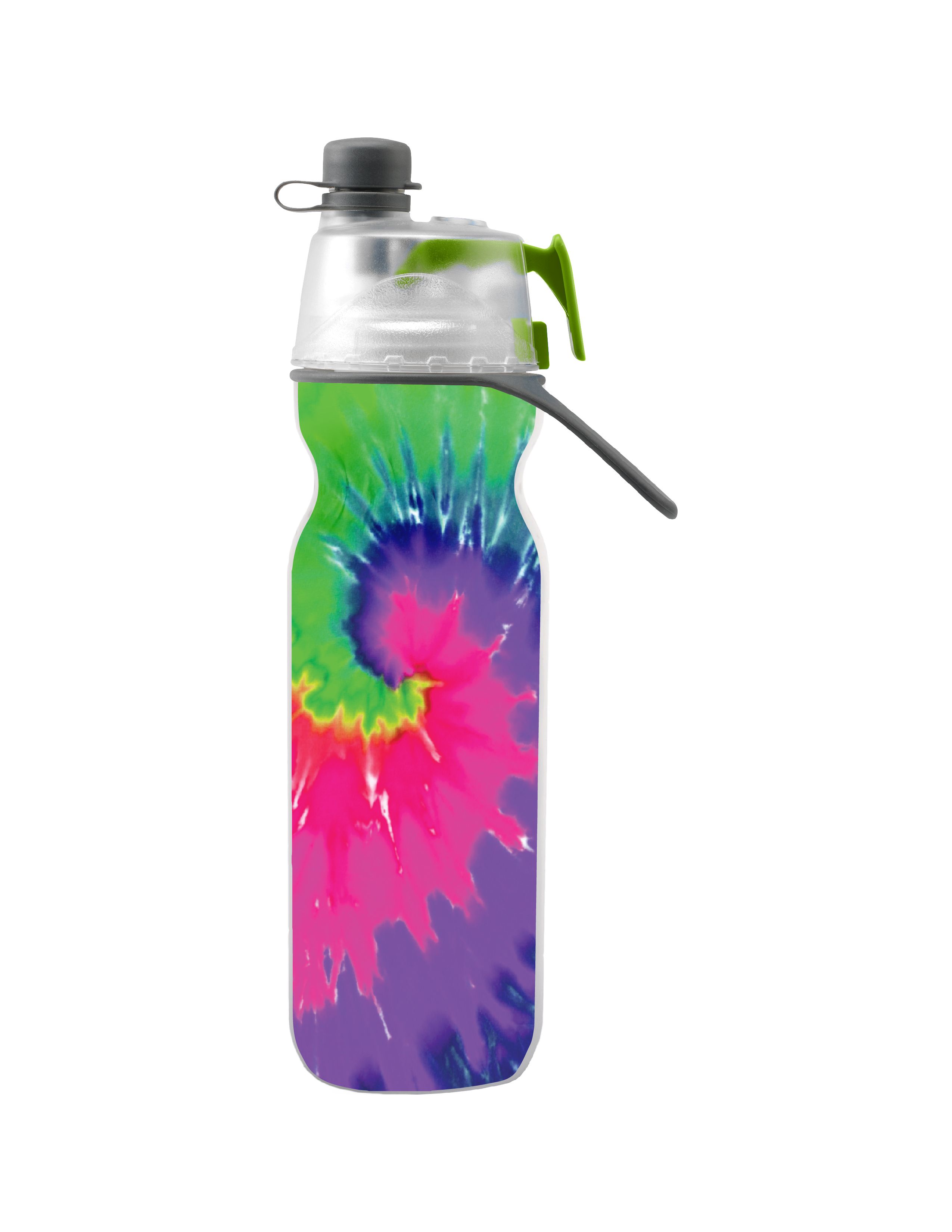 ELITE MIST N SIP 20 OZ WATER BOTTLES.-TIE DYE GREEN