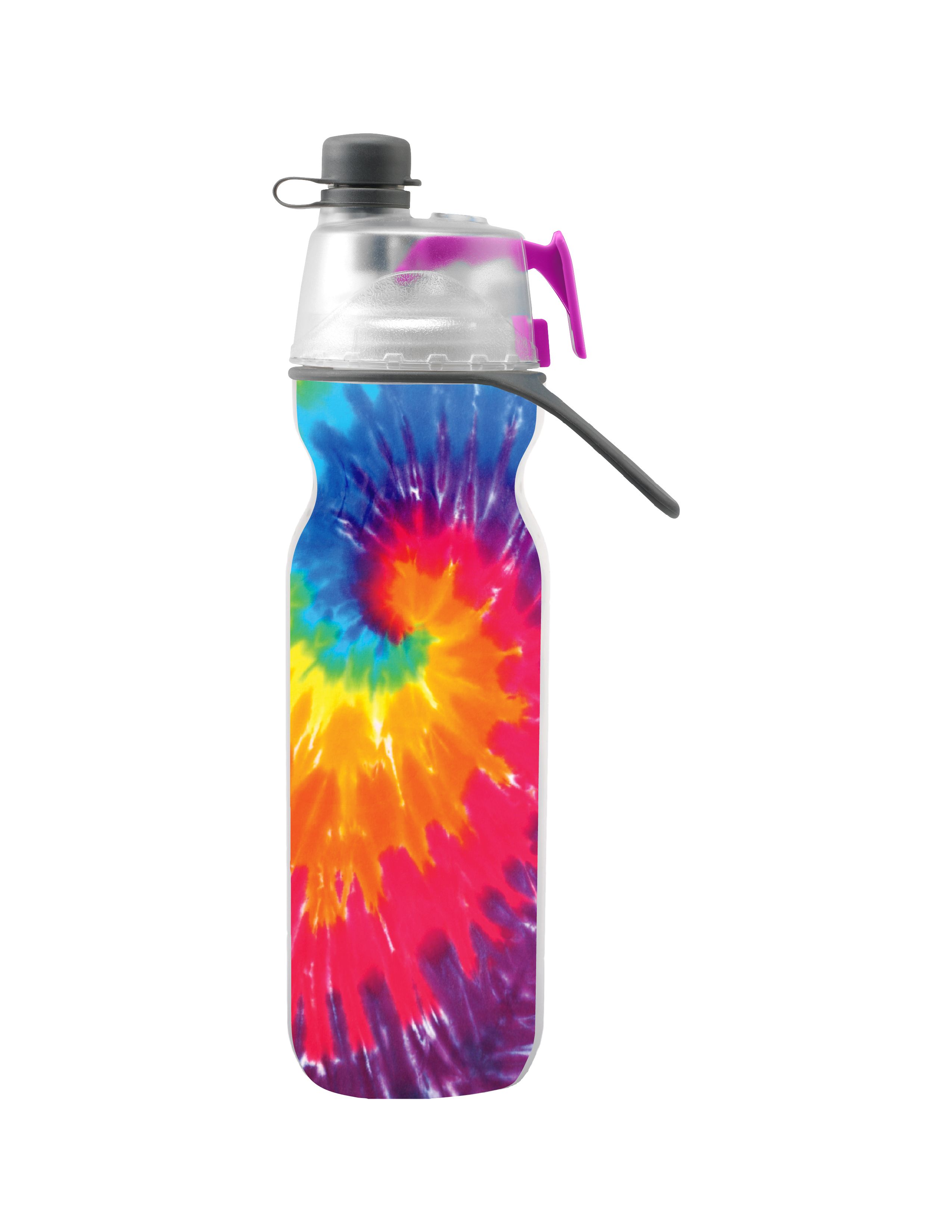 ELITE MIST N SIP 20 OZ WATER BOTTLES.-TIE DYE PURPLE