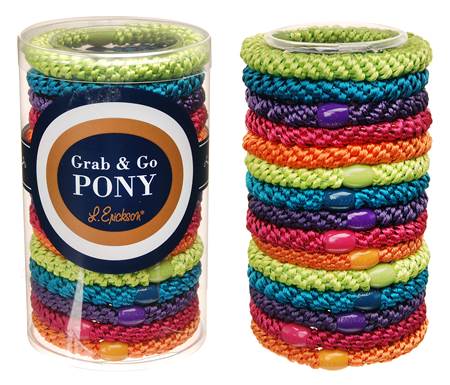 FRANCELUXE PONY TUBES/GRAB N GO PONYTAIL HOLDERS 15CT