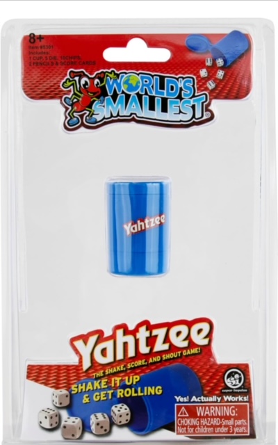 WORLDS SMALLEST YAHTZEE