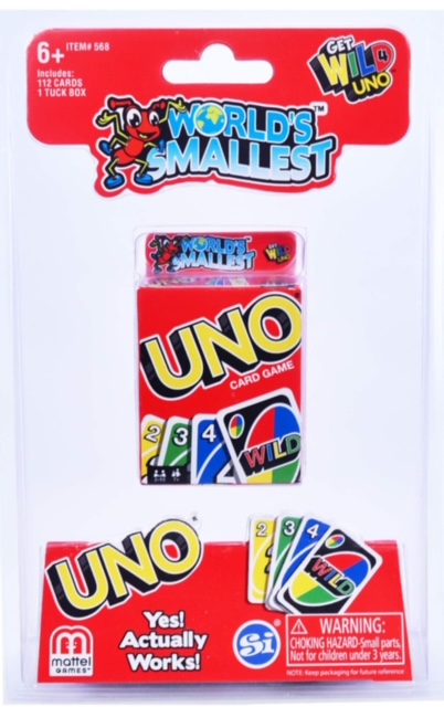 WORLDS SMALLEST UNO