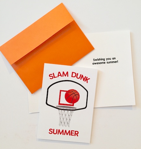 Greeting Card-Slam Dunk