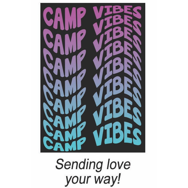 GREETING CARDS-CAMP VIBES