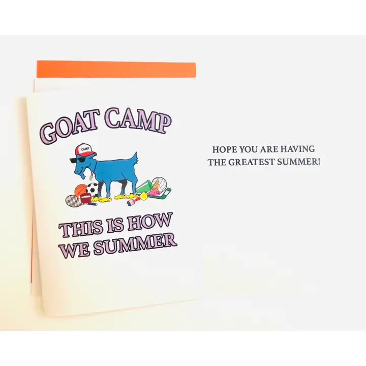 GREETING CARD-GOAT THIS IS HOW WE SUMMER