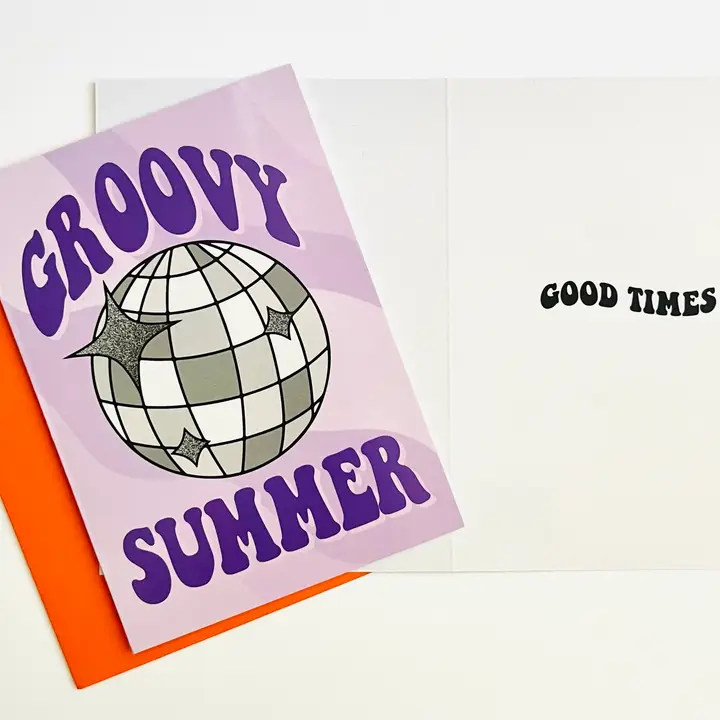 GREETING CARD-GROOVY SUMMER