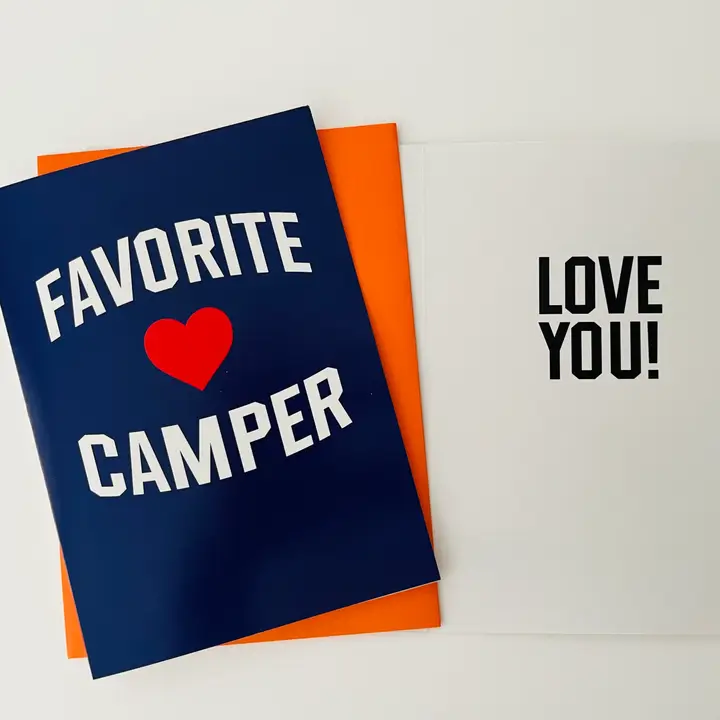 GREETING CARD-FAVORITE CAMPER