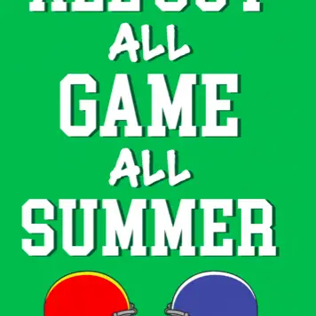 GREETING CARD-ALL OUT ALL GAME FOOTBALL