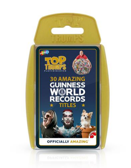 TOP TRUMPS-GUINESS BOOK OF WORLD RECORDS