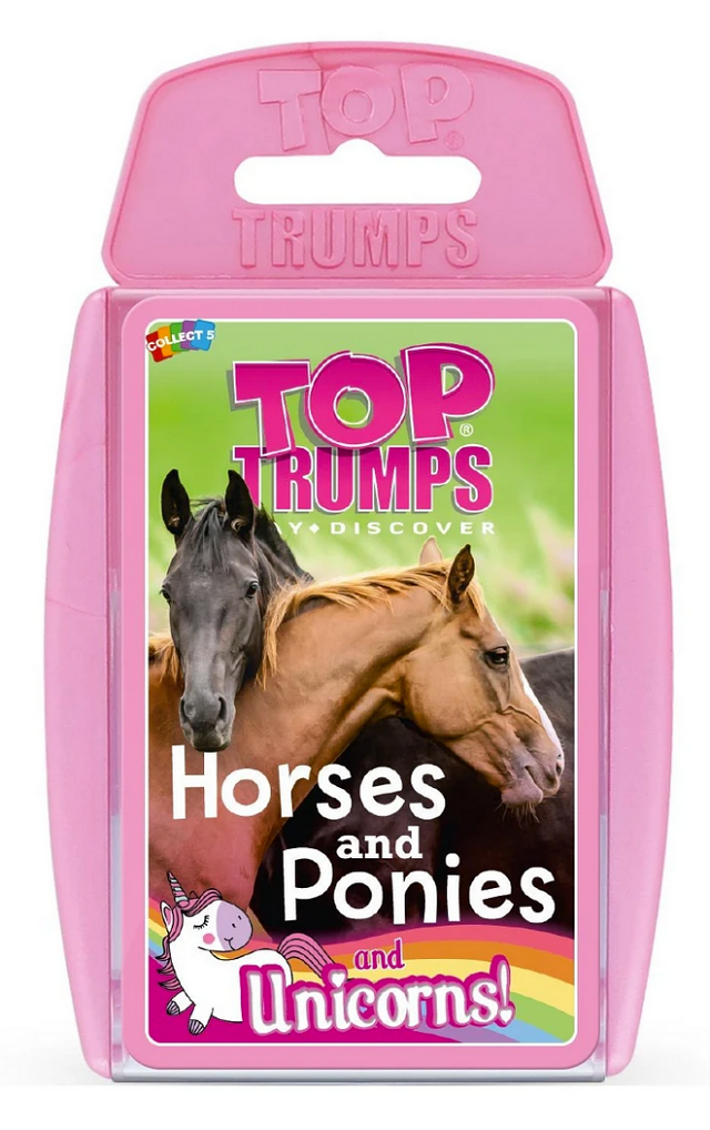 TOP TRUMPS-HORSES PONIES AND UNICORNS