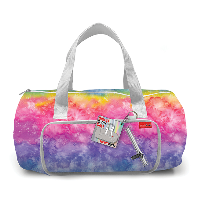 SLEEPOVER BAG-RAINBOW TIE DYE