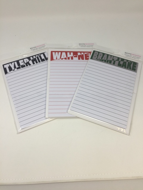SPLIT COLOR CAMP MEMO PAD (Camp Stationery)