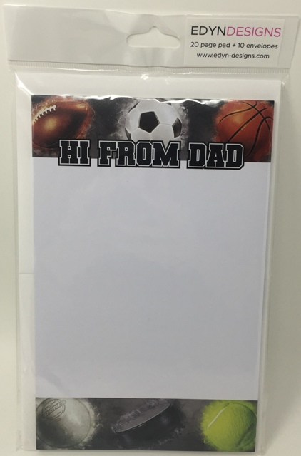 POWDER SPORTS BALLS DAD MEMO PAD (Camp Stationery)