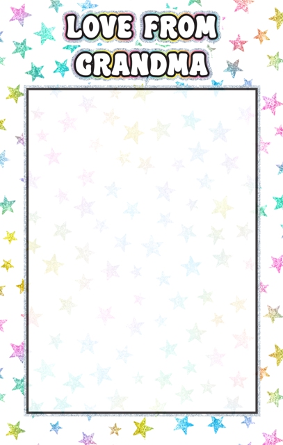 SPARKLY HEARTS FROM GRANDMA NOTEPAD