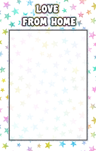 SPARKLY STARS FROM HOME NOTEPAD
