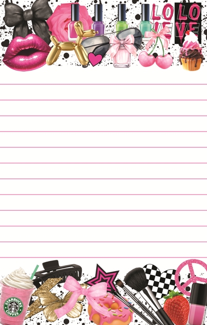 CAMP NOTEPAD-SPLATTER COLLAGE