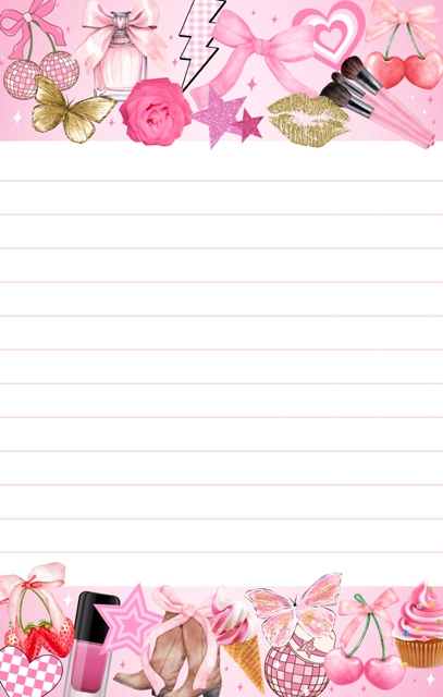 CAMP NOTEPAD-PRETTY PINK