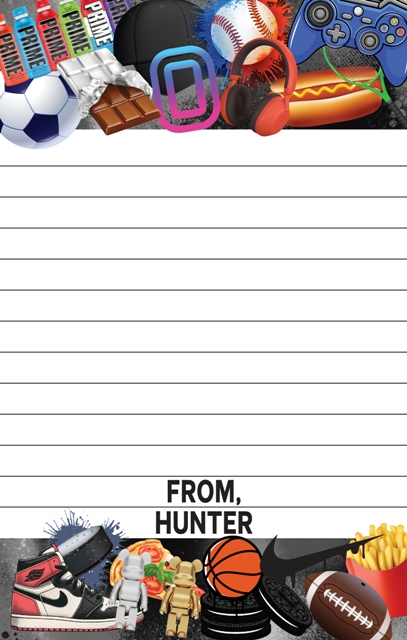 CAMP NOTEPADS-CUSTOM-SPORTS & THINGS