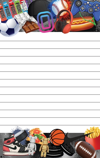 CAMP NOTEPAD-SPORTS & THINGS