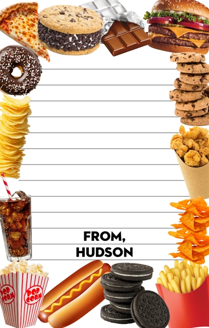 CAMP NOTEPADS-CUSTOM-SNACK ATTACK