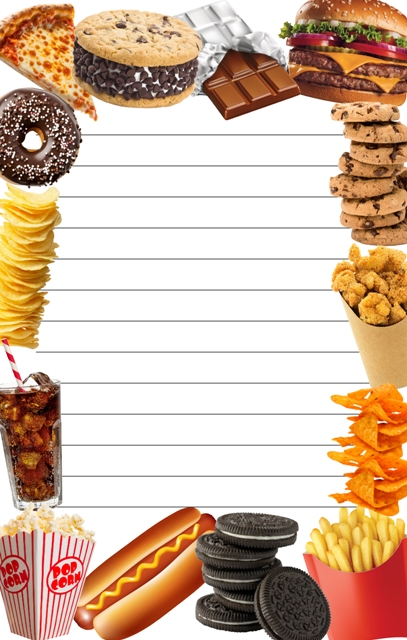 CAMP NOTEPAD-SNACK ATTACK
