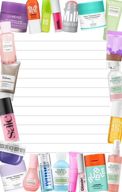 CAMP NOTEPAD-SKINCARE COLLAGE