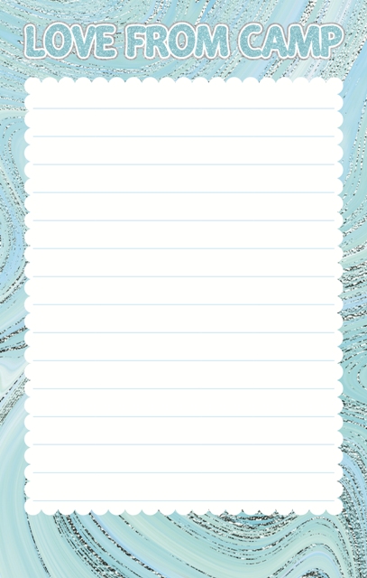 CAMP NOTEPAD-AQUA MARBLE
