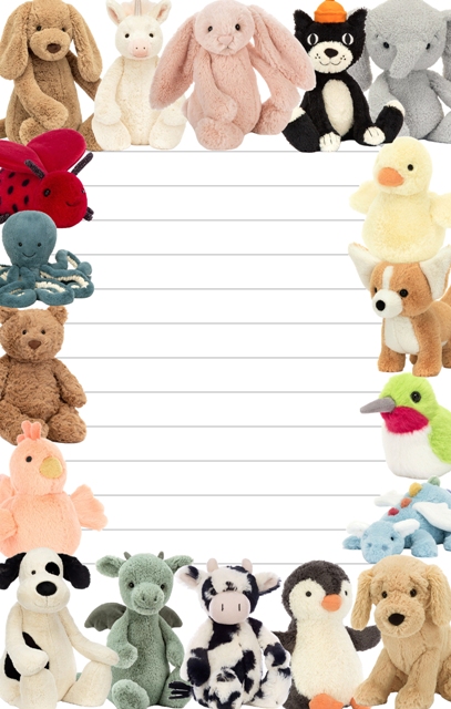 CAMP NOTEPAD-JELLYCAT