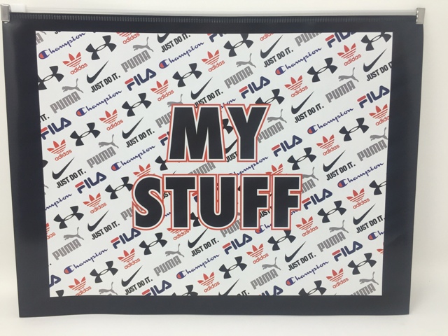 LETTER POUCH-ATHLETIC LOGO