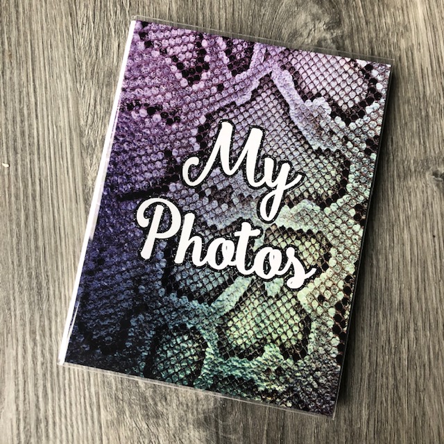 MINI PHOTO ALBUM METALLIC OMBRE SNAKE