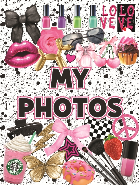 MINI PHOTO ALBUM-SPLATTER COLLAGE
