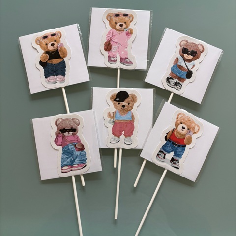 STICKER BOUQUET-BEARS