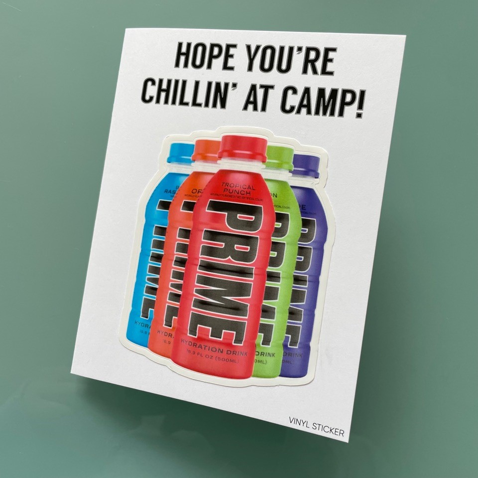 PRIME-STICKER FOLDED NOTECARD