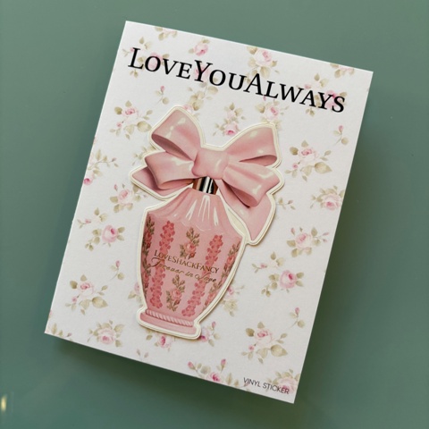 LSF-STICKER FOLDED NOTECARD-