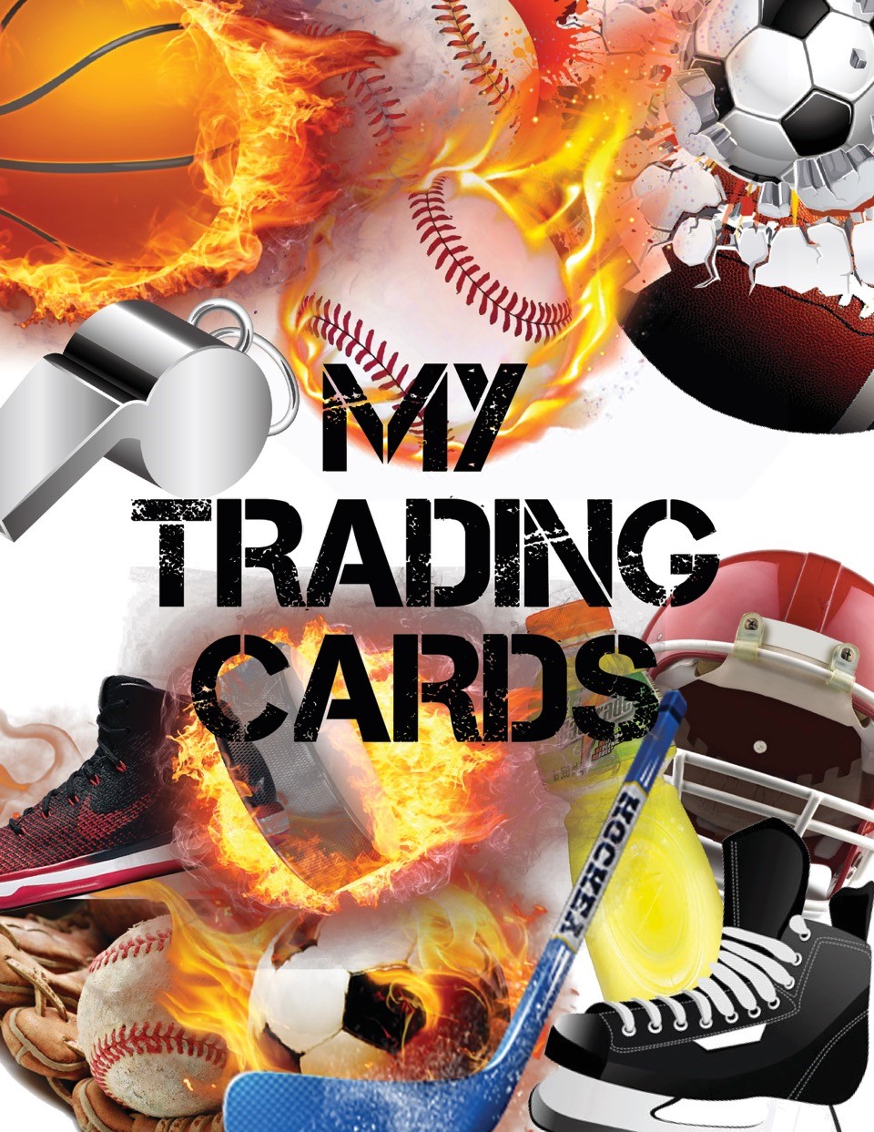 TRADING CARD BOOK-FLAMING SPORTS