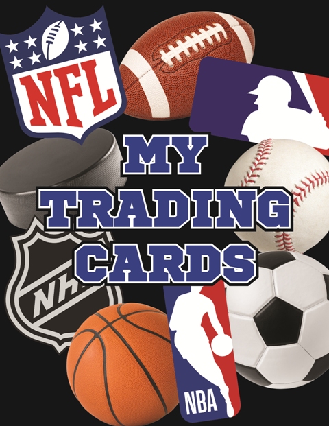 TRADING CARD BOOK-sSPORTS BALLS & LOGOS
