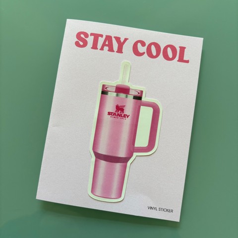 STANLEY-STICKER FOLDED NOTECARD