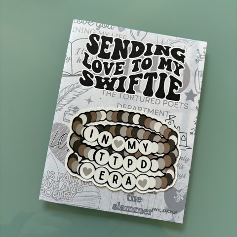 TTPD-STICKER FOLDED NOTECARD