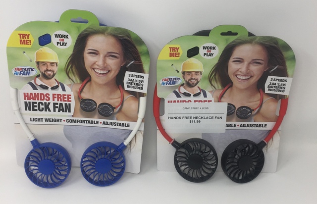 HANDS FREE NECK FAN
