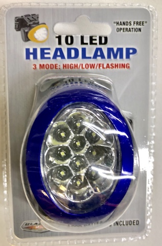 10 LED Headlamp