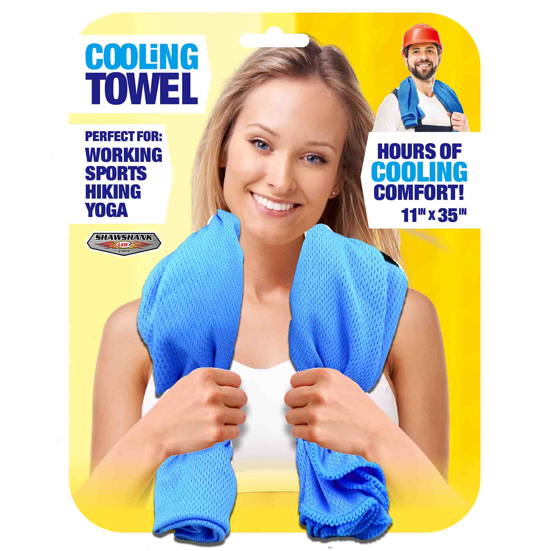 COOLING TOWEL-BLUE