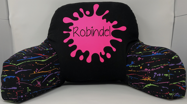 Custom Boyfriend Pillow-Neon Splatter