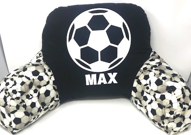 Custom Boyfriend Pillow-Sports Vinyl Soccer