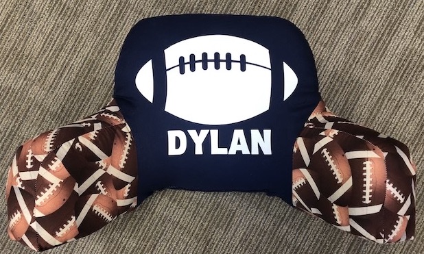 Custom Boyfriend Pillow-Sports Vinyl Football