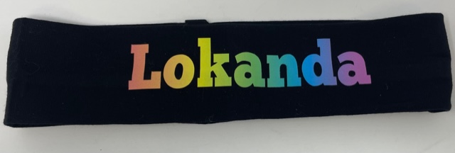 OMBRE NEON CAMP NAME HEADBAND CUSTOM