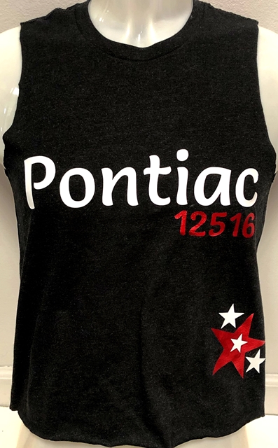 METALLIC ZIP STAR  TANK (CUSTOM)